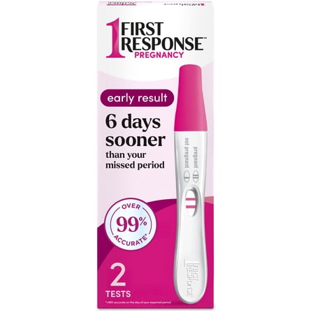 First Response Early Result Pregnancy Test Sticks, 3 Minute Results, 2 Count