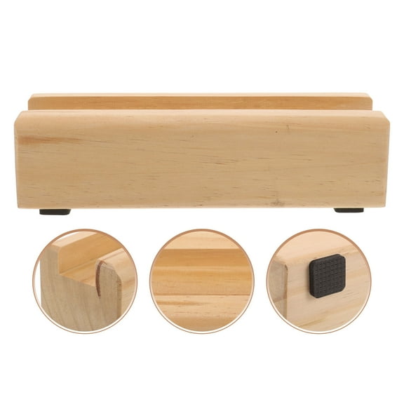 Pawsdot Wooden Floor Mirror Base Stand Holder for Large Full Length Mirrors