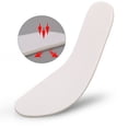 thumbnail image 5 of Monyance elastic insoles 5 Pairs Summer Breathable Absorb Sweat High Elastic Sponge Insole Summer Sports Sponge Shoes Pads for Friends (White 45-46)(11.22X3.86X0.59Inches), 5 of 11