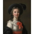 thumbnail image 3 of Elisabeth Louise Vigée Le Brun 20x24 Black Modern Framed Museum Art Print Titled - Self-Portrait (circa 1781), 3 of 5