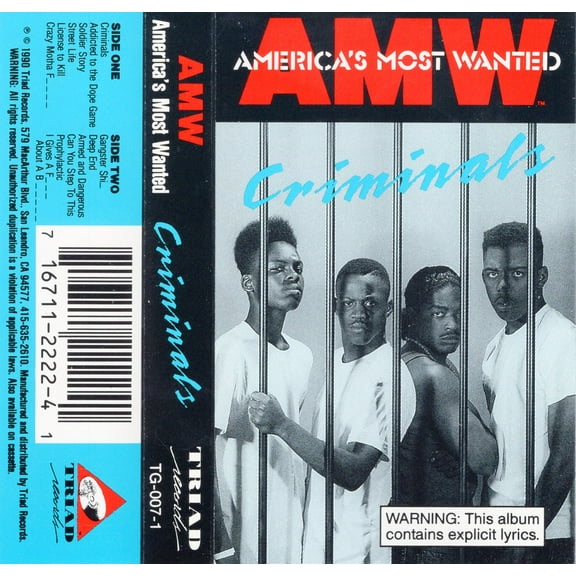 America's Most Wanted – Criminals (Cassette)