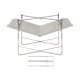 thumbnail image 1 of Rejilla para fogata de acampada, soporte para olla desmontable, práctico estante para parrilla de barbacoa, estante plegable para senderismo,, 1 of 8