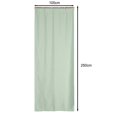 thumbnail image 2 of simhoa Pleat Blackout Curtain Window Blinds Shade Drape with Hook 100x250cm-Green, 2 of 8