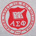thumbnail image 3 of CafePress - Alpha Sigma Phi Red Seal Long Sleeve T Shirt - Womens Baseball Tee, 3 of 4