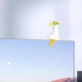 thumbnail image 5 of Sitting Goose Resin Figurine Cute Desk Statue For Computer Car Shelf Home Office Decor, 5 of 9
