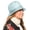 Indigo Blue, variant on Waterproof Packable Rain Hat with Zippered Closure