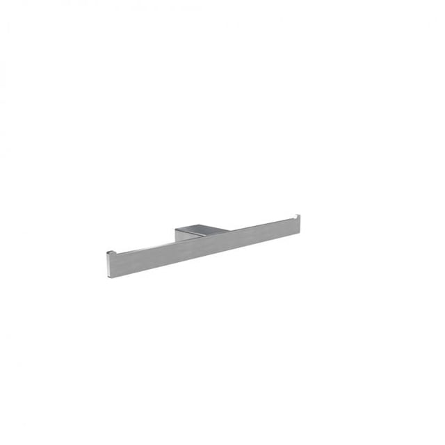 Volkano V3044 Cinder Double Toilet Paper Holder - Brushed Nickel