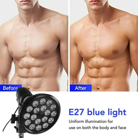 Tanning Lamp Light for Home Use with Adjustable Stand Purple Light for Indoor