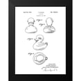 thumbnail image 2 of Studio W 12x14 Black Modern Framed Museum Art Print Titled - Bath Time Patents IV, 2 of 5