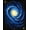 Blue Gold Black, Pattern 1, variant on ODIKA 8'x10' Washable Area Rug Durable, Non-Slip Blue Galaxy Nebula Starry Meteorite Deep Astrology Uranus Themed Swirling Vortex Design for Living Room, Under Sectional, Family