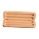 thumbnail image 2 of Estuche de madera para bolígrafos, organizador multifuncional, protector, acabado liso. Lápiz doble, 2 of 9