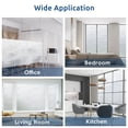 thumbnail image 2 of rabbitgoo Window Films for Privacy, Frosted Static Cling Glass Film Non-Adhesive UV Heat Blocking Covering Removable Vinyl Privacy Window Stickers fo, 2 of 9