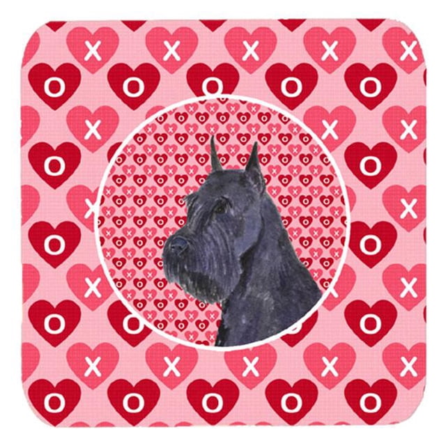 Carolines Treasures SS4523FC Schnauzer Foam Coasters- Set Of 4