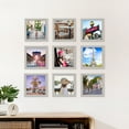 thumbnail image 5 of Melannco Set of 9, 9.25-inch White MDF Wood Frames, Each Frame Fits 8X8 Photo, 5 of 8