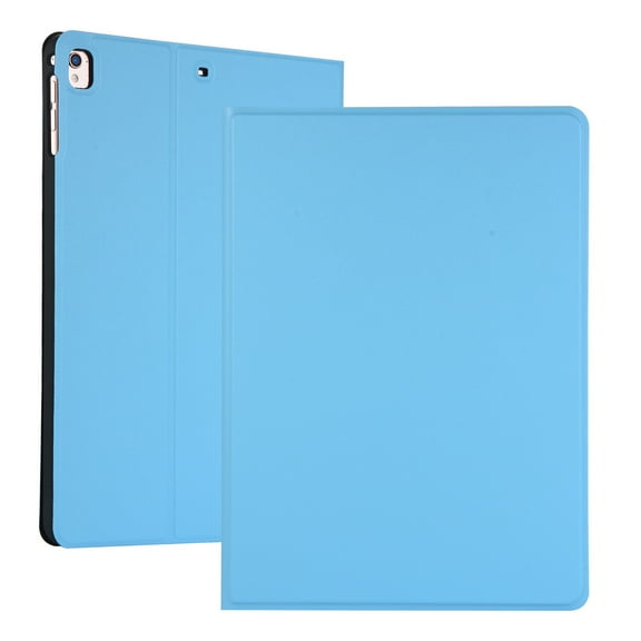 Dteck Silm Fit Case For iPad 10.2 inch, Premium PU Leather Flip Folio Smart Case Auto Wake Sleep [Book Cover Design] [Multi-Angle Viewing Stand] For iPad 7th Gen 10.2" 2019, Sky Blue