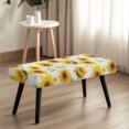 thumbnail image 4 of Whosucclay Sunflower Daisy Print Stretch Dining Bench Cover Universal Bench Slipcover Water Resistant Bench Seat Cushion Slipcovers Anti-Slip Bench Seat Protector for Hotel, Party, 4 of 7