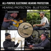 ISOtunes Hearing Protection Earbuds, XTRA 2.0 Wireless Bluetooth Earbuds, Black and Yellow