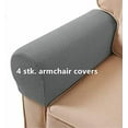 thumbnail image 5 of 4Pcs Arm Rest Covers Set, Stretch Armchair Arm Covers Soft Arm Caps Non Slip Furniture Protector Armchair Slipcover for Chair, Sofa, Couch, 5 of 5