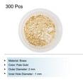 thumbnail image 3 of 14K Rondelle Beads OD 2 mm ID 1 mm Pale Gold Plated Gold Brass Round Beads for DIY Jewelry Craft Making 300 Pcs, 3 of 5