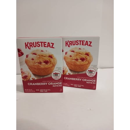Krusteaz Cranberry Orange Muffin Mix 18.6 oz Moist Bakery Style Breakfast Mix 2 Pack