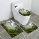 thumbnail image 1 of ABPHQTO Increíble naturaleza paisaje vista norte bosque escandinavo en bosque de niebla natural Juego de alfombras de baño de 3 piezas Alfombra de baño Alfombra de contorno y tapa de inodoro ABPHQTO Cont-CHAPPLE-15360, 1 of 2