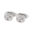 thumbnail image 1 of Aretes de Oro 14k o Plata para Mujer con Zirconia Cúbica LuckyLy, Modelo Cleo Azul plateado UNITALLA, 1 of 6