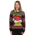thumbnail image 3 of Dr. Seuss The Grinch Ugly Christmas Sweater Kid's Merry Grinchmas Knit Pullover, 3 of 6
