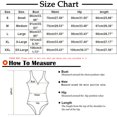 thumbnail image 3 of Aobny Sheer Vintage Women's One-Piece Swimsuits Blue Long Torso Tops Deep V-Neck Briefs Monokini 2025 Bottoms,L, 3 of 9