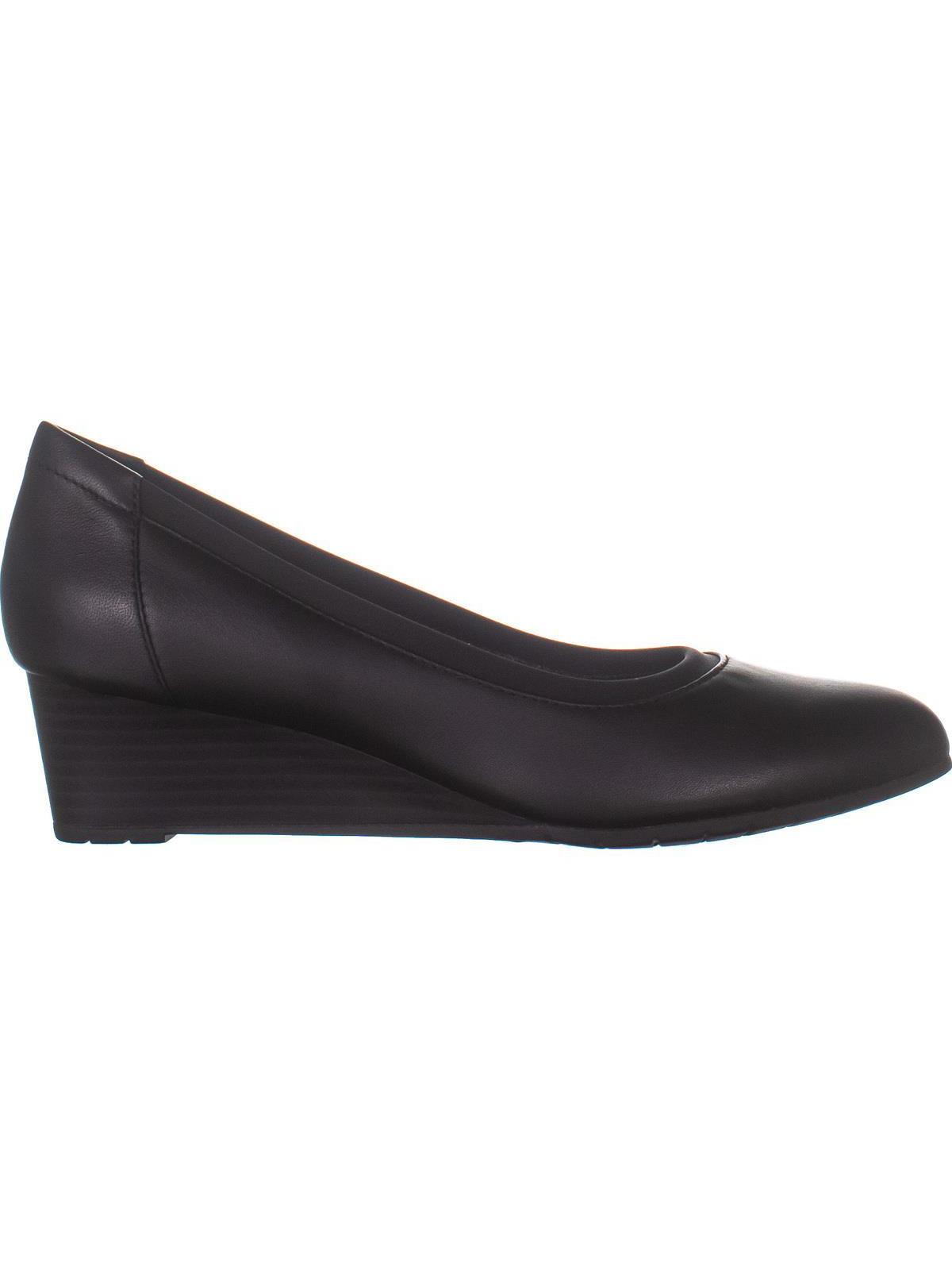 Clarks Mallory Berry Wedge Pumps, Black 
