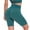 Green, variant on Summer Plus Size Yoga Shorts for Womens 2025 Elastic High Waist European And Oversized Honeycomb Yoga Capris