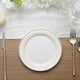 Efavormart 10 Pack - 8" White Très Chic Round Disposable Plastic Salad ...