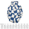thumbnail image 2 of Abstract Blue White Shapes Men's Women Vintage 3D Hooded Sweatshirt - All-Season Loose Fit Streetwear, 2 of 6