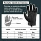 thumbnail image 3 of Guantes de Moto IOAGSVW Negro Pantalla Táctil Antideslizantes para Hombre, 3 of 7
