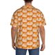thumbnail image 3 of Balery Beautiful Fox A Camisa Casual de Manga Corta con Botones para Hombre, Texturizada, Estilo Cubano, para Playa, Verano-4X-Large, 3 of 5