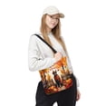 thumbnail image 2 of Happy Thanksgiving Doberman Pinscher Give Thanks Fall Beanie Scarf Welcome All Over Print 3D Canvas Tote Bag Doberman Dog Lover Gifts Reusable Handbag - 00020, 2 of 5