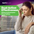 thumbnail image 4 of Nuvicare Tension Headache Relief Pills with 500mg Acetaminophen and 65mg Caffeine - Non Aspirin Pain Reliever Aid - Compare to Active Ingredient in Excedrin Tension Headache (100 Caplets), 4 of 9