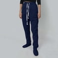 thumbnail image 3 of Women's Solid Color Autumn And Winter Casual Pants With Thick Velvet And Elastic Waist Bag And Leg Pants Womens Lightweight Pants plus Size Casual Pants for Women 4x-5x Women's Pants Casual Trouser, 3 of 6