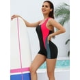 thumbnail image 6 of Women's Boyleg One Piece Swimsuit Athletic Swimwear Lap Bathing Suit, 6 of 6