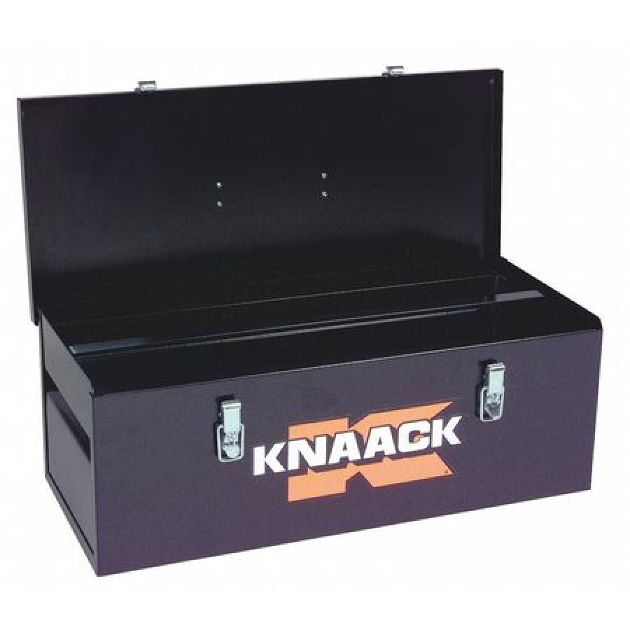 KNAACK 743 11"W Steel, Black Portable Tool Box, Powder Coated, 91/2"H