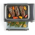 thumbnail image 2 of horno tostador de convección  Emeril Power 6 en 1 con parrilla superior interior, freír al aire, asar, tostar, hornear, deshidratar, tapa de vidrio, acero inoxidable, 2 of 5