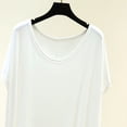 thumbnail image 4 of ZyeKqe Nightgown for Women Short Sleeve Crewneck Lightweight Soft Loose Comfy Casual Loungewear Sleep Shirts Pajamas, 4 of 5