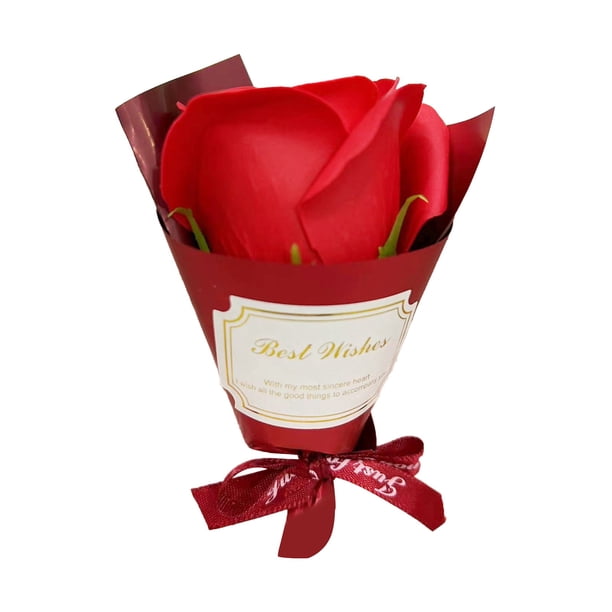 Mini ramo de rosas con aromaterapia, rosas artificiales preservadas, regalos para mujeres, novias, mamás y esposas.