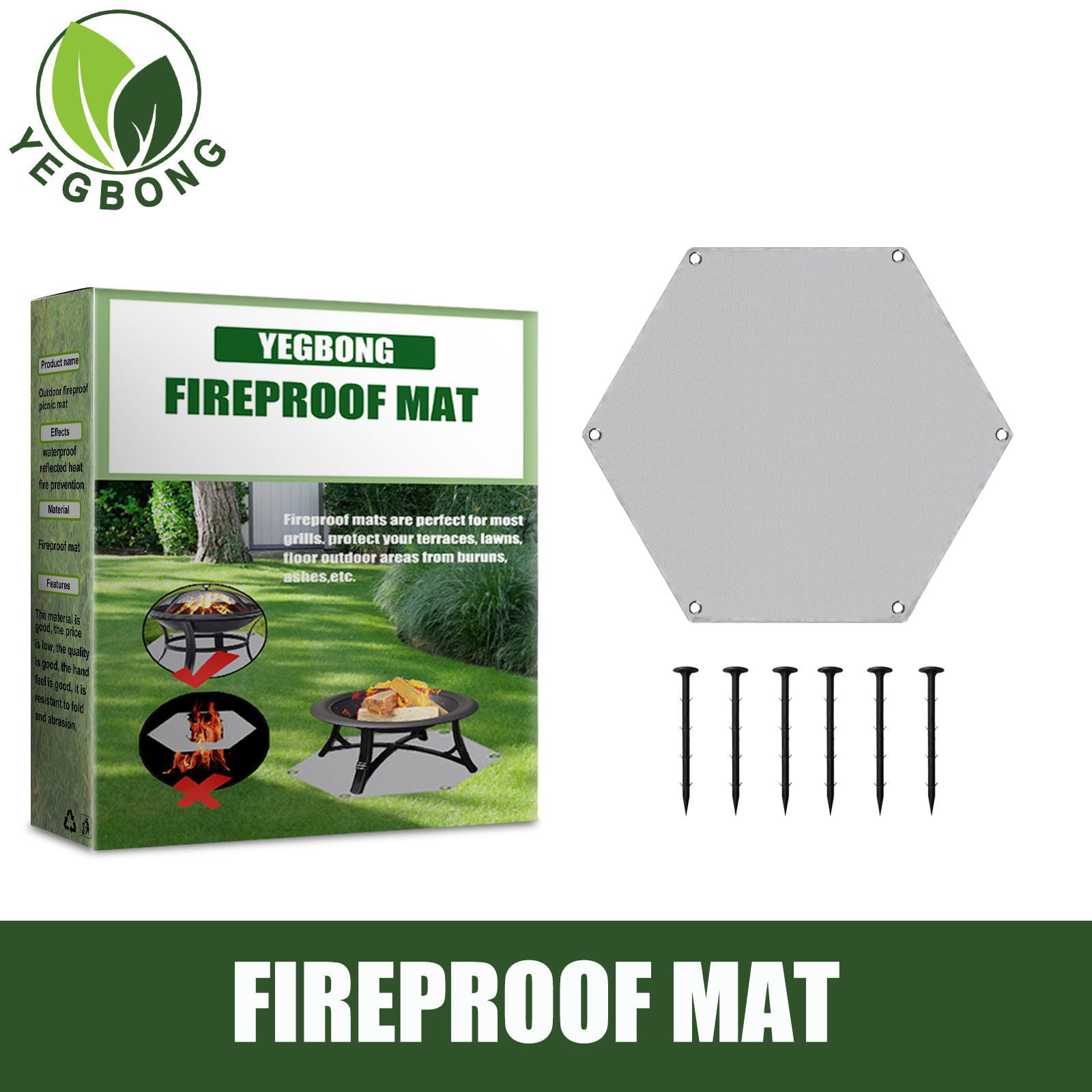 Patio Mat. 36,Round Heat Resistant Ember Mat Deck Protecto Fire Pit Mat,Grill Mats for Outdoor Grill,Fireproof Mat for Under Fire Pit Durable Under Grill Mat for Deck BBQ Mat for Under BBQ 