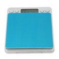 thumbnail image 1 of Digital Food Scale, Stainless Steel Electronic Kitchen Scale Easy To Store 0.0002lb To 4.4lb Weight Range with 2 Tray for Daily for Baking, 1 of 8