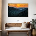 thumbnail image 3 of Elephant Stock Smoky Mountains National Park Wall Art - Horizontal Canvas Wall Art - Living Room Wall Decor - Nature Canvas - Orange And Yellow Decor - 45" x 30", 3 of 8