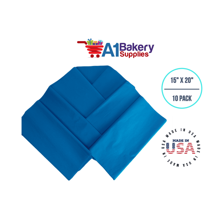 Navy Blue Tissue Paper Squares, Bulk 480 Sheets, Premium Gift Wrap and Art  Supplies for Birthdays, Holidays, or Presents by A1BakerySupplies, Large 15