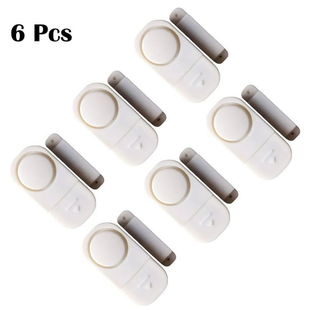 6pcs Door Burglar Intruder Alarms Wireless Sensor System Bell