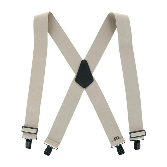 Perry Suspenders Solid Color X-Back Clip-End Suspenders (Men's)