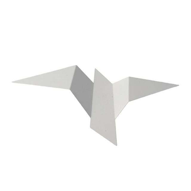 Lámpara de pared LED de color cálido con forma de pájaro volador, iluminación de pared, accesorios de iluminación modernos blanco
