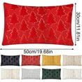 thumbnail image 5 of Gnwei Christmas Pillow Covers 15 x 15 Inch Christmas Trees Shaped Soft Faux Throw Pillow Covers Xmas Winter Holiday Pillows Decorative Pillow Covers Cushion Cases for Sofa Couch, 5 of 7